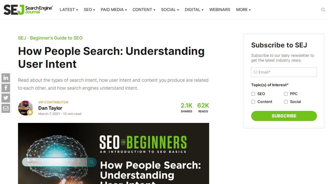 How People Search: Understanding User Intent - Search Engine Journal