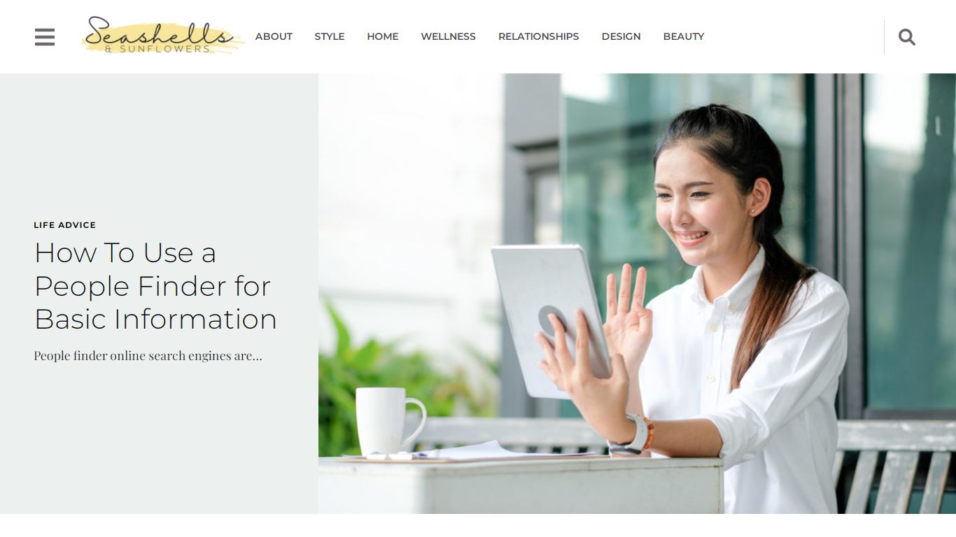 How To Use a People Finder for Basic Information - Seashells and Sunflowers